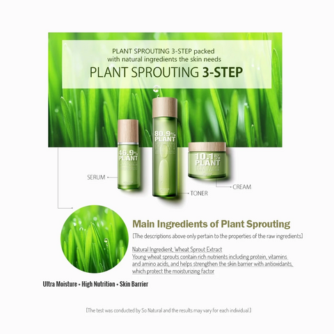 so natural 80.9% Plant Sprouting Essence Toner