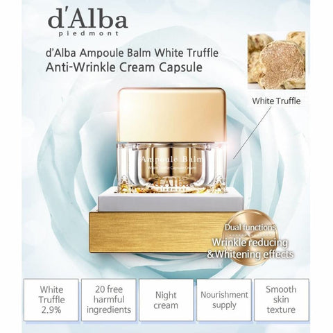 d'Alba Ampoule Balm White Truffle Anti Wrinkle Cream - eCosmeticWorld