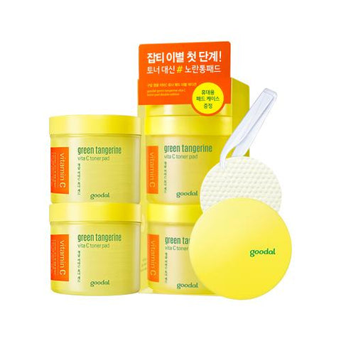 goodal Green Tangerine Vita C Toner Pad Plus Double Edition